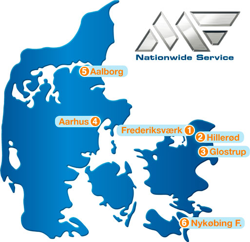 Mega Flex Map of Denmark 2017